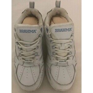 Brahma Mary Steel Toe Low Work Shoe White Sneakers Womens SZ 10 ASTM F2413-05